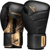 Hayabusa T3 LX Boxing Gloves – Black/Gold | Full-Grain Italian Leather Training Gloves