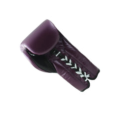 Cleto Reyes Traditional Training Gloves – Metallic Purple | Handcrafted Mexican Leather Lace-Up Boxing Gloves
