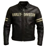 Men's Motorcycle Harley-Davidson Leather Jacket – Vintage Style Riding Jacket