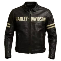 Men's Motorcycle Harley-Davidson Leather Jacket – Vintage Style Riding Jacket