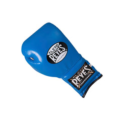 Cleto Reyes Traditional Training Gloves – Electric Blue | Handcrafted Mexican Leather Lace-Up Boxing Gloves