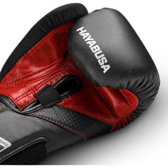 Hayabusa T3 Boxing Gloves – Black/Red | High-Performance Training Gloves