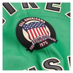 Avirex Green Leather Bomber Jacket – Iconic Aviator Style