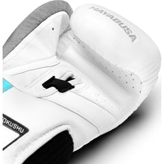 Hayabusa T3 Boxing Gloves – White/Iridescent | Premium Holographic Training Gloves