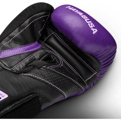 Hayabusa T3 Boxing Gloves – Purple/Black | Premium Metallic Training Gloves