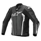 Alpinestars Missile V2 Leather Motorcycle Jacket | Black/White