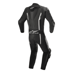 Alpinestars GP Tech V4 One-Piece Leather Racing Suit – Black/White | Tech-Air® 10 Ready | MATRYX® Panels | CE AAA Certified | MotoGP-Derived Race Suit for Men