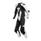Dainese Laguna Seca 6 Perforated Leather Racing Suit | Black/White