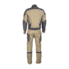 Klim Hardanger One-Piece Touring Motorcycle Suit – Tan | 3-Layer GORE-TEX Pro Shell | D3O Level 1 Armor | 750D Cordura Overlays | 14 YKK Waterproof Vents | Adventure Touring Suit for Men