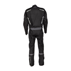 Klim Hardanger One-Piece Touring Motorcycle Suit – Black | 3-Layer GORE-TEX Pro Shell | D3O Level 1 Armor | 750D Cordura Overlays | 14 YKK Waterproof Vents | Adventure Touring Suit for Men