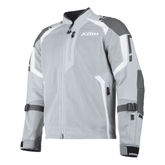 Klim Induction Pro Motorcycle Jacket White Mesh Coat with CE Armor