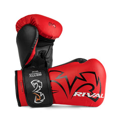 Rival RS11V Evolution Sparring Gloves – Red/Black | WristLock 2 Wrist Support | Premium Leather Boxing Sparring Gloves for Serious Training & Ring Preparation