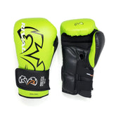 Rival Evolution Sparring Gloves – Lime Green/Black | Premium Wrist Support