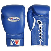 Winning MS-500 Professional Boxing Gloves – Blue | Handcrafted Japanese Lace-Up Training & Sparring Gloves Since 1937