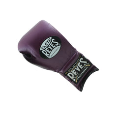 Cleto Reyes Traditional Training Gloves – Metallic Purple | Handcrafted Mexican Leather Lace-Up Boxing Gloves