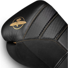 Hayabusa T3 LX Boxing Gloves – Black/Gold | Full-Grain Italian Leather Training Gloves