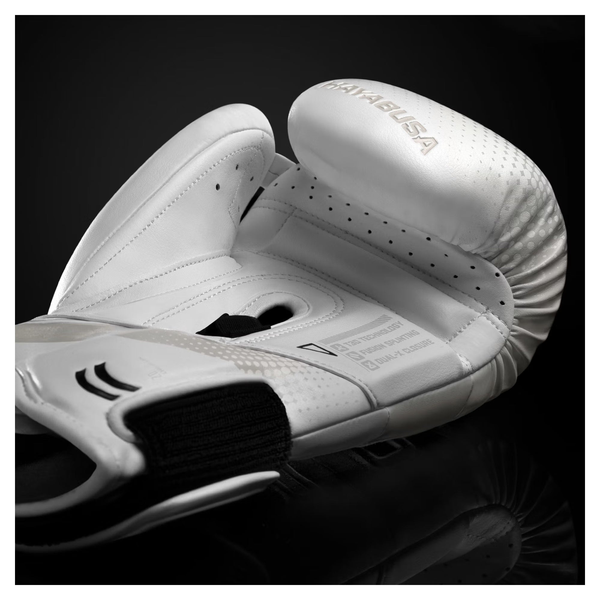 Hayabusa T3D Boxing Gloves – Ivory White | World's First 3D-Printed Boxing Gloves