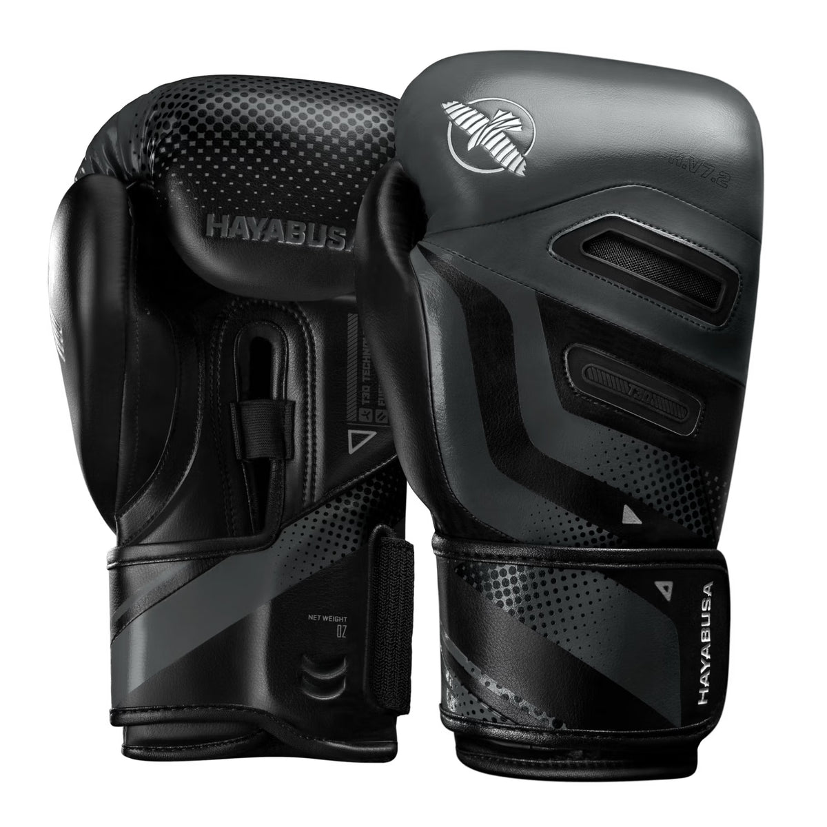 Hayabusa T3D Boxing Gloves – Phantom Grey | World's First 3D-Printed Boxing Gloves