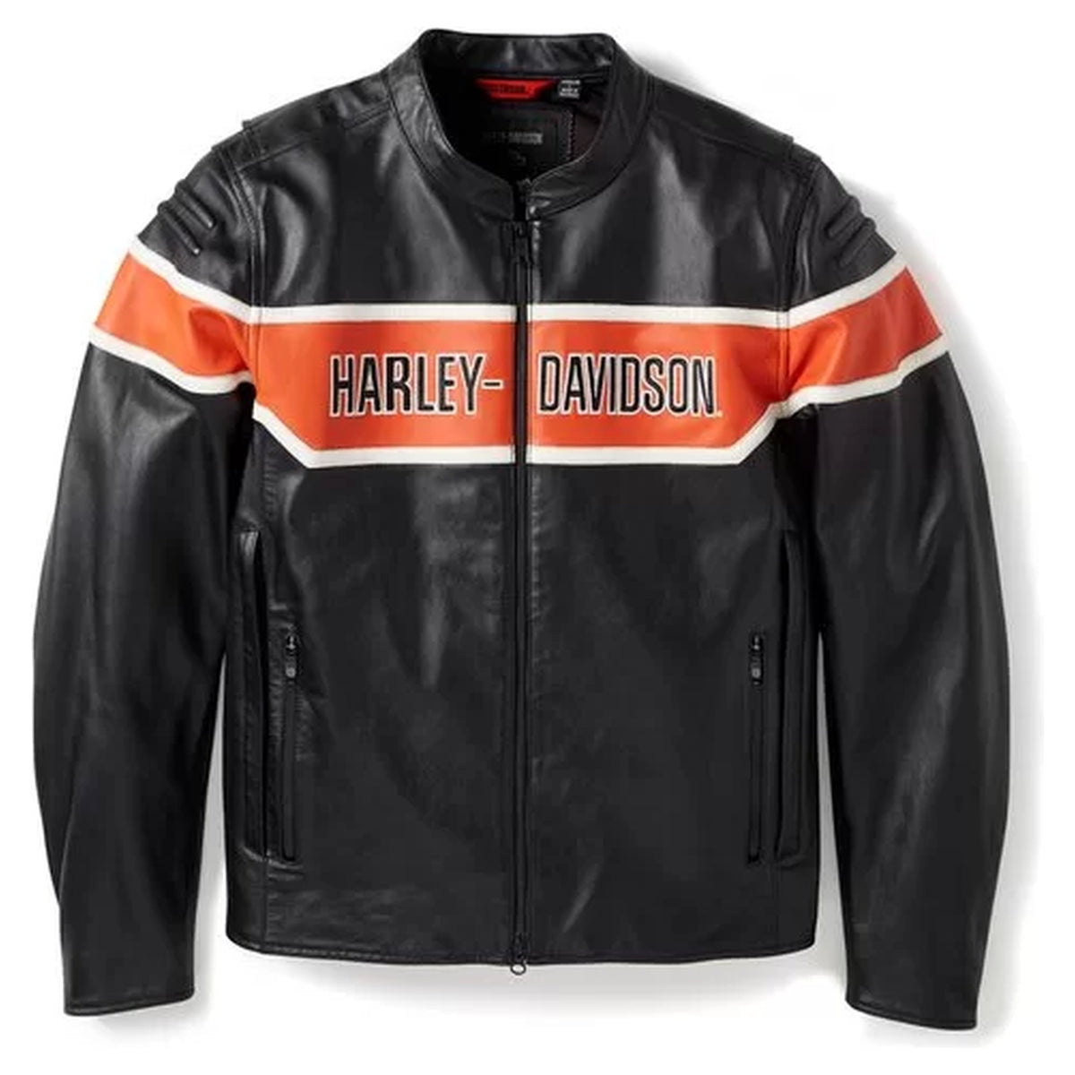 Harley-Davidson Trenton Leather Riding Jacket – Men's Motorcycle Jacket