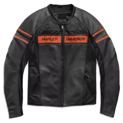 Harley-Davidson Racing Leather Motorcycle Jacket – Men's Riding Jacket