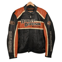 Harley-Davidson Motorcycle Racing Leather Jacket – Men's Riding Jacket