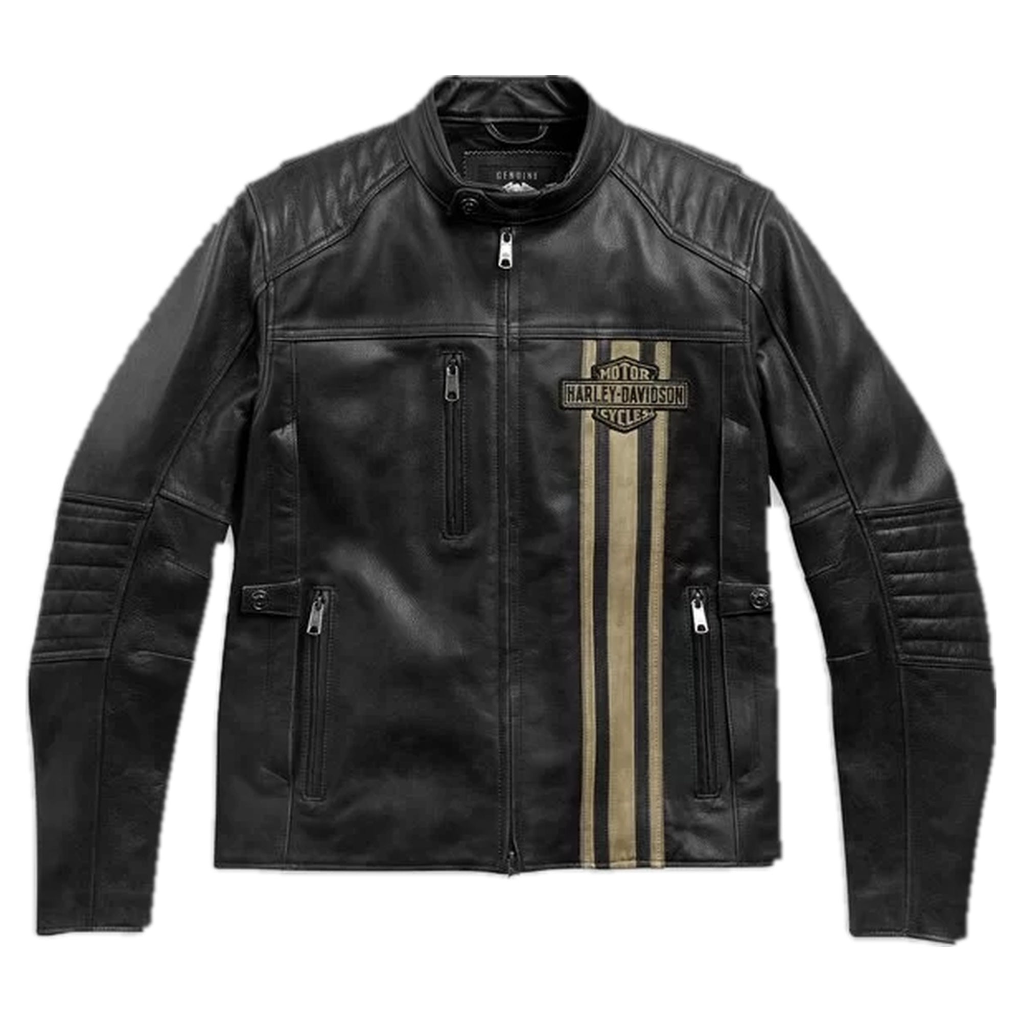 Harley-Davidson Triple Vent Passing Link II Leather Jacket – Men's