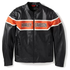 Harley-Davidson Trenton Leather Riding Jacket – Men's Motorcycle Jacket
