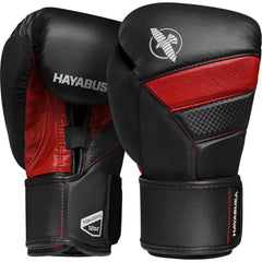 Hayabusa T3 Boxing Gloves – Black/Red | High-Performance Training Gloves