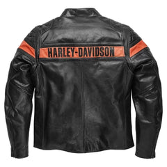 Harley-Davidson Victory Sweep Leather Jacket – Men's Motorcycle Jacket