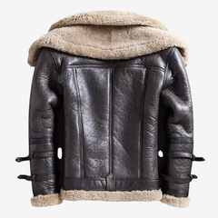 Men's Sheepskin B3 Bomber Jacket – RAF Aviator Pilot Flying Coat