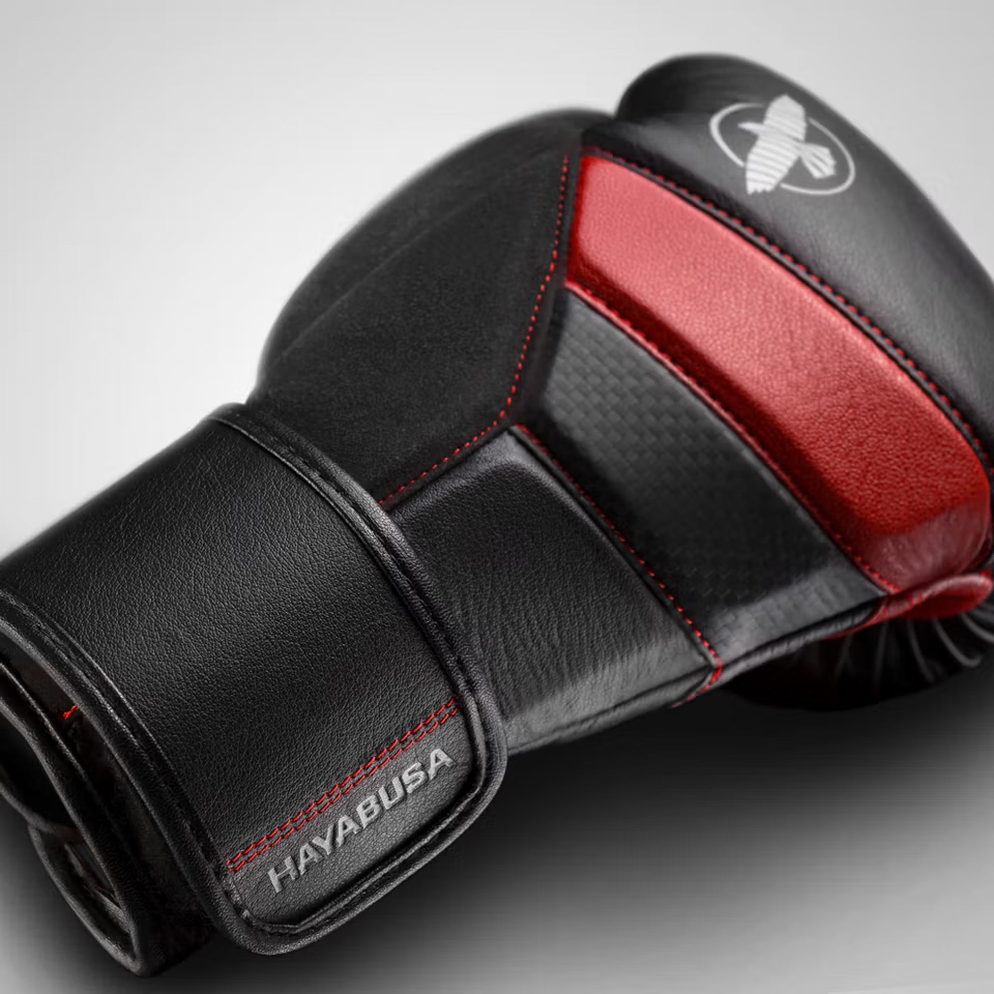 Hayabusa T3 Boxing Gloves – Black/Red | High-Performance Training Gloves