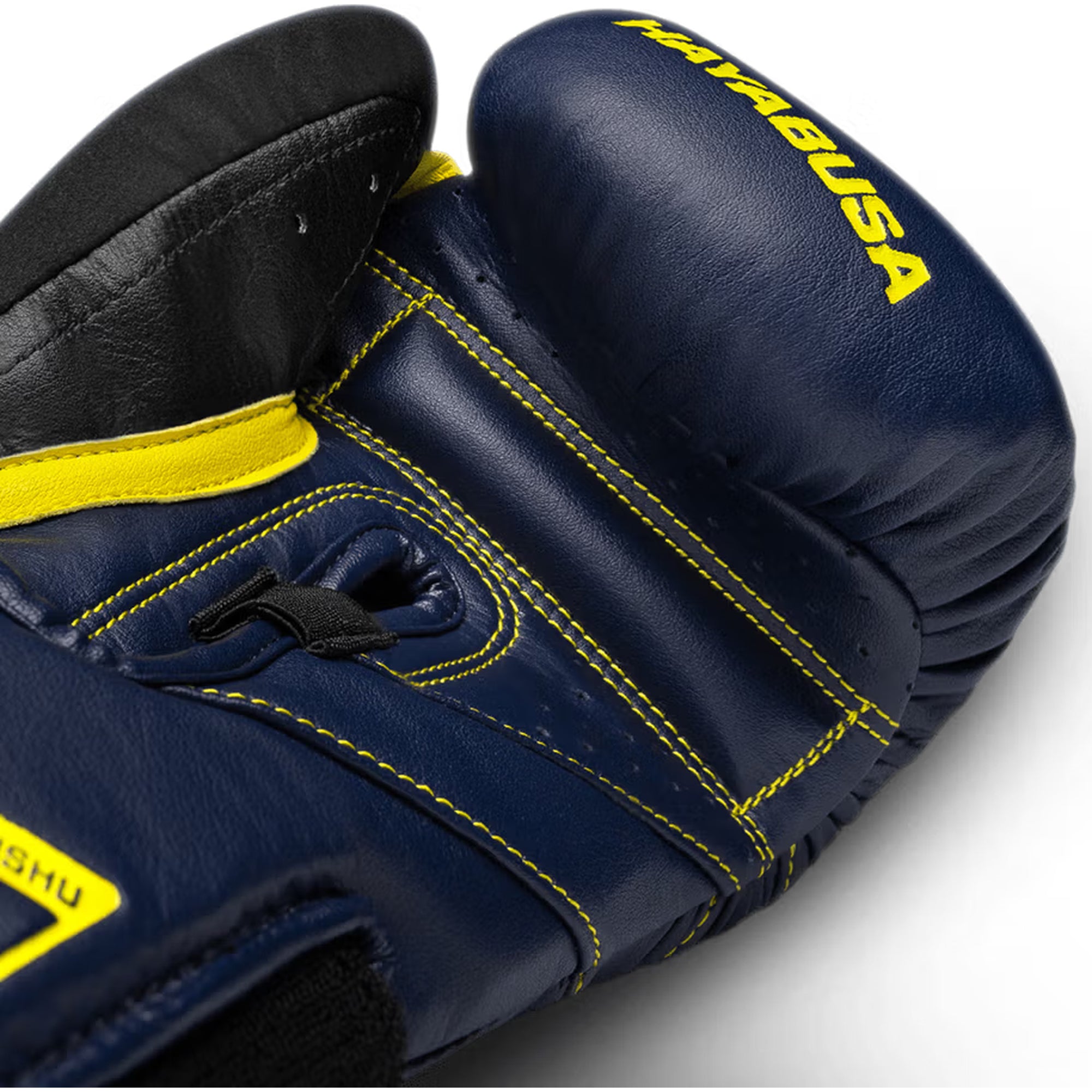 Hayabusa T3 Boxing Gloves – Navy/Yellow | Premium Combat Training Gloves