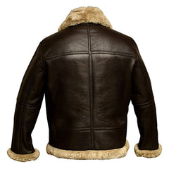 Men's Brown RAF B3 Leather Bomber Jacket – Pilot Flying Style