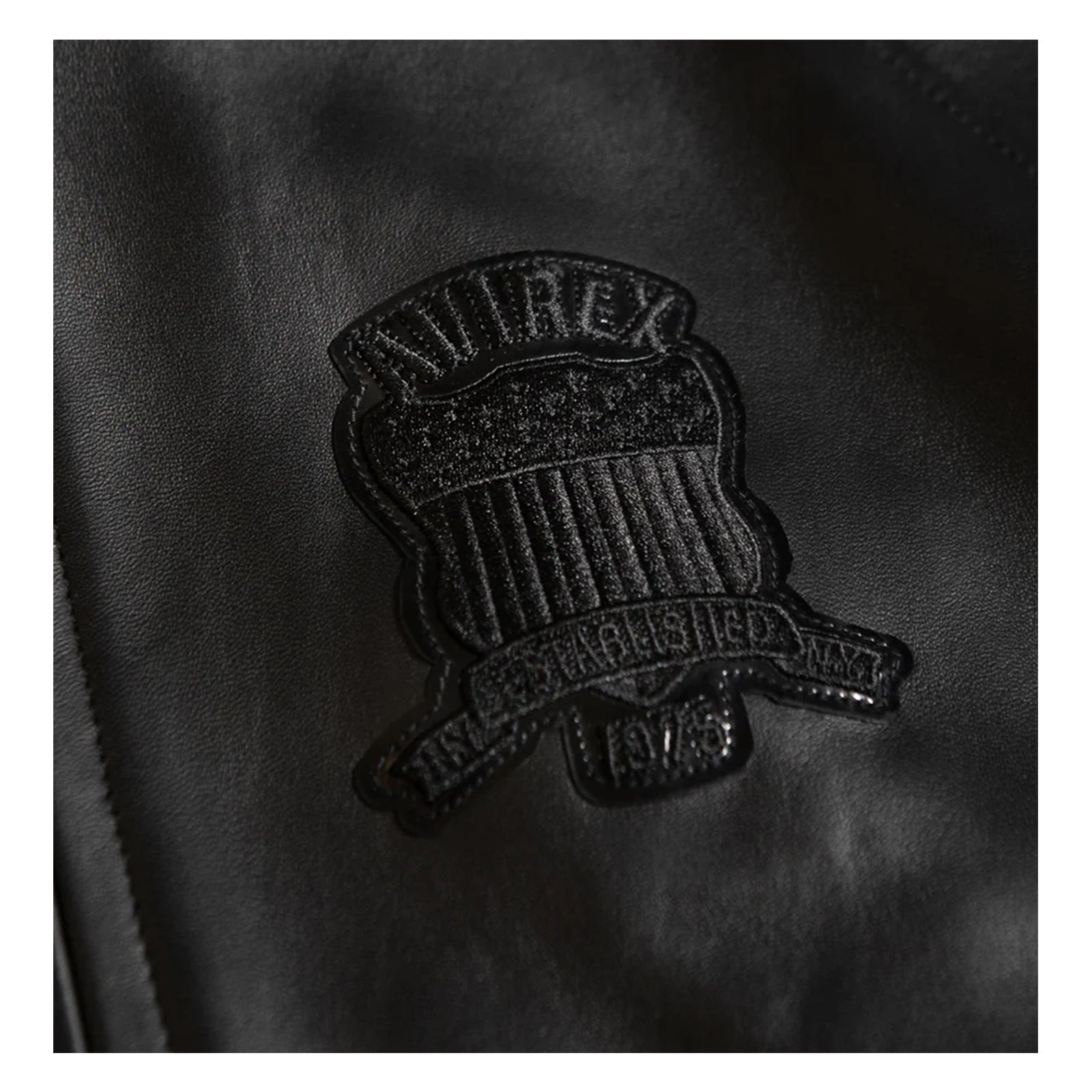 Avirex Iconic Leather Jacket – Men's Black American Flight Jacket