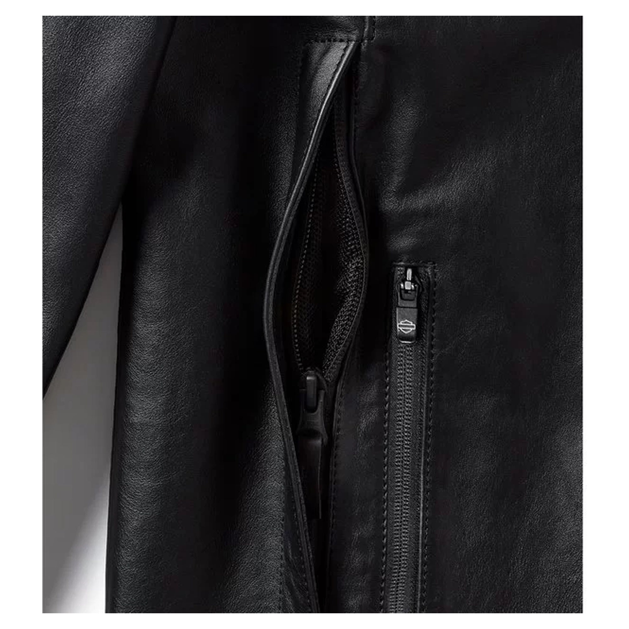 Harley-Davidson Trenton Leather Riding Jacket – Men's Motorcycle Jacket