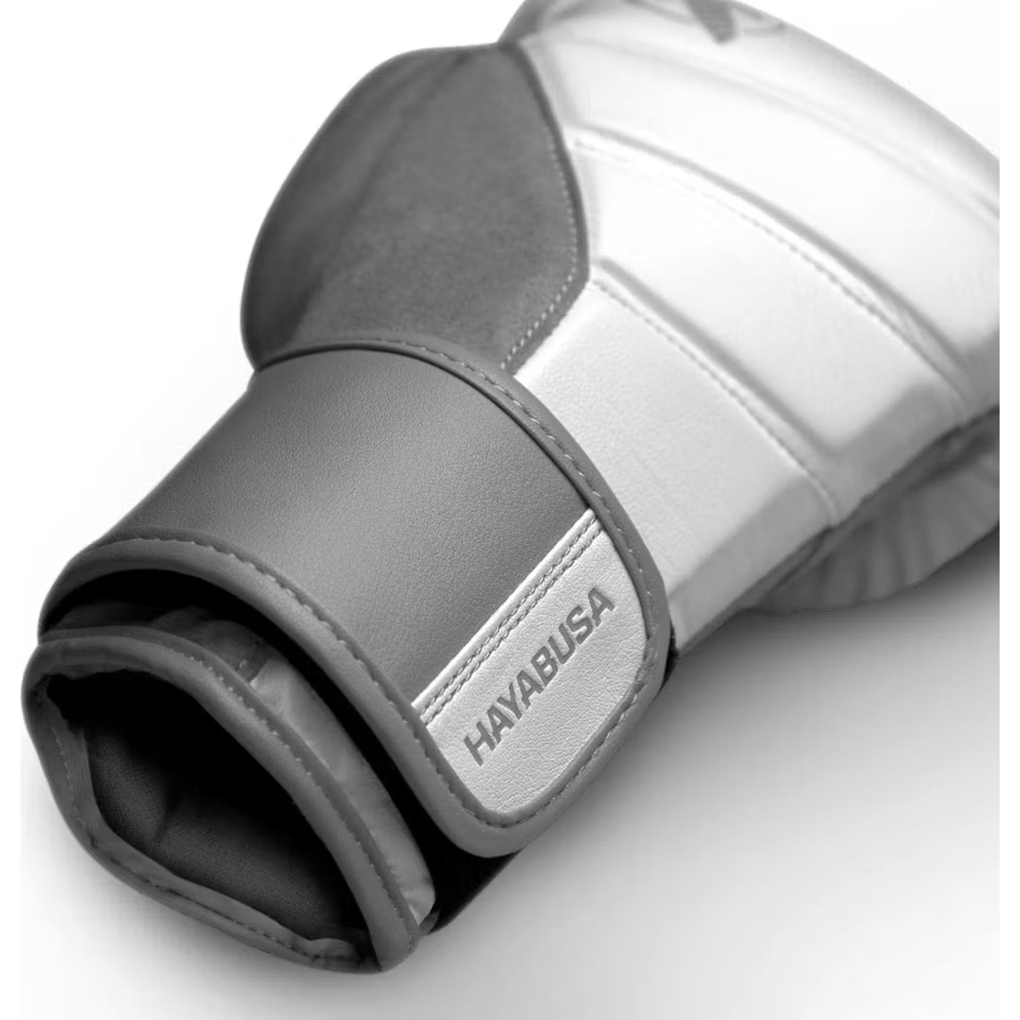 Hayabusa T3 Boxing Gloves – White/Grey | Sleek Premium Training Gloves