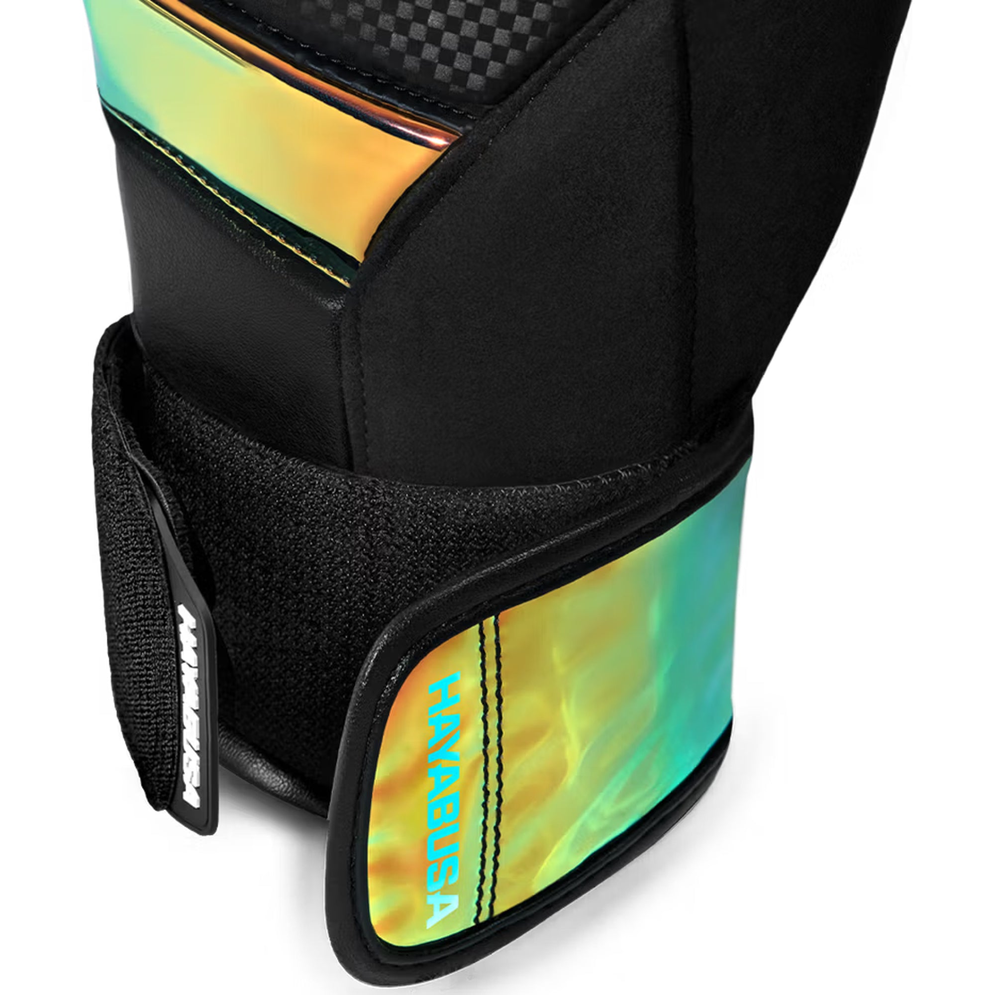 Hayabusa T3 Boxing Gloves – Black/Iridescent | Limited Edition Holographic Training Gloves