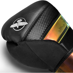 Hayabusa T3 Boxing Gloves – Black/Iridescent | Limited Edition Holographic Training Gloves