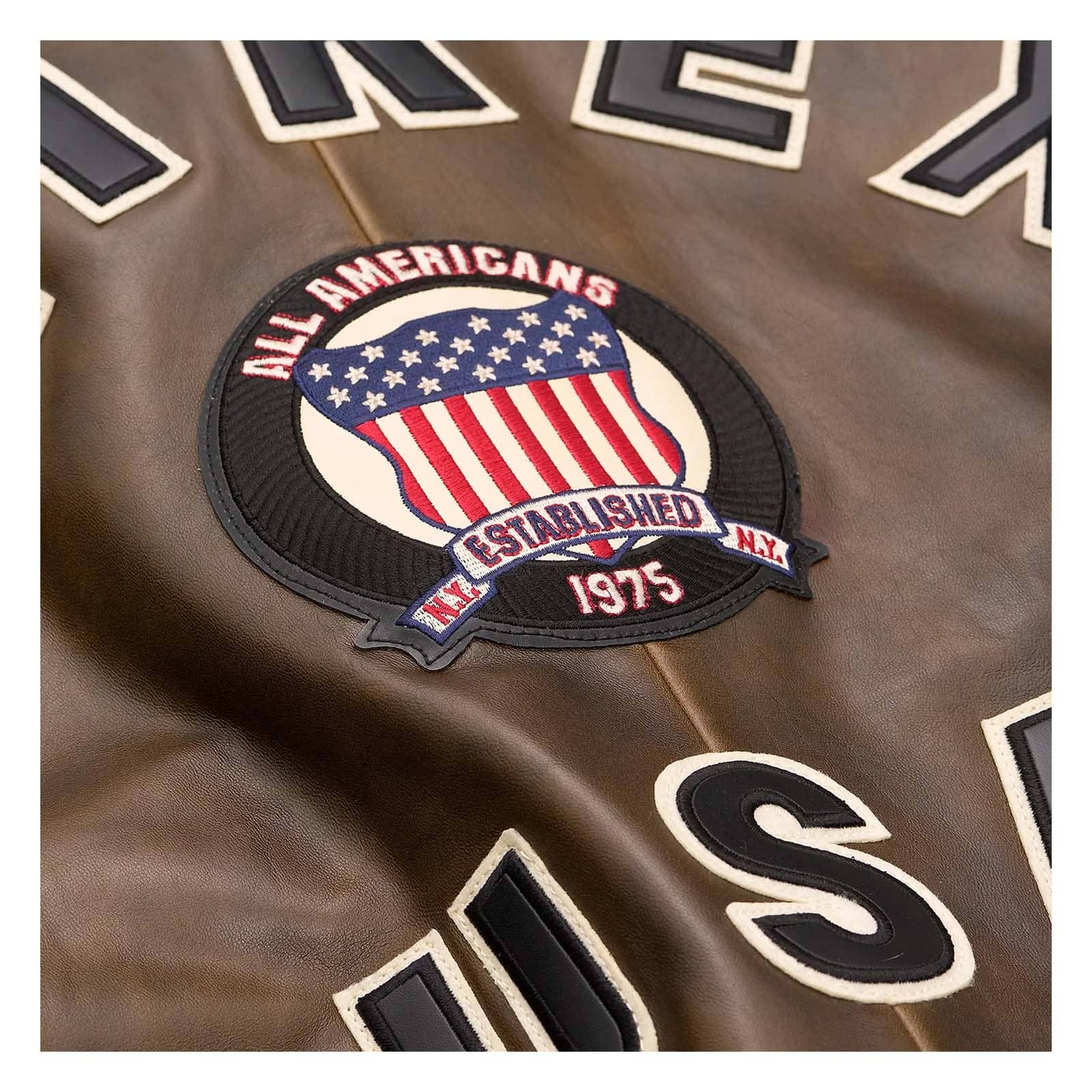 Avirex Brown Leather Bomber Jacket – Handmade Aviator Style