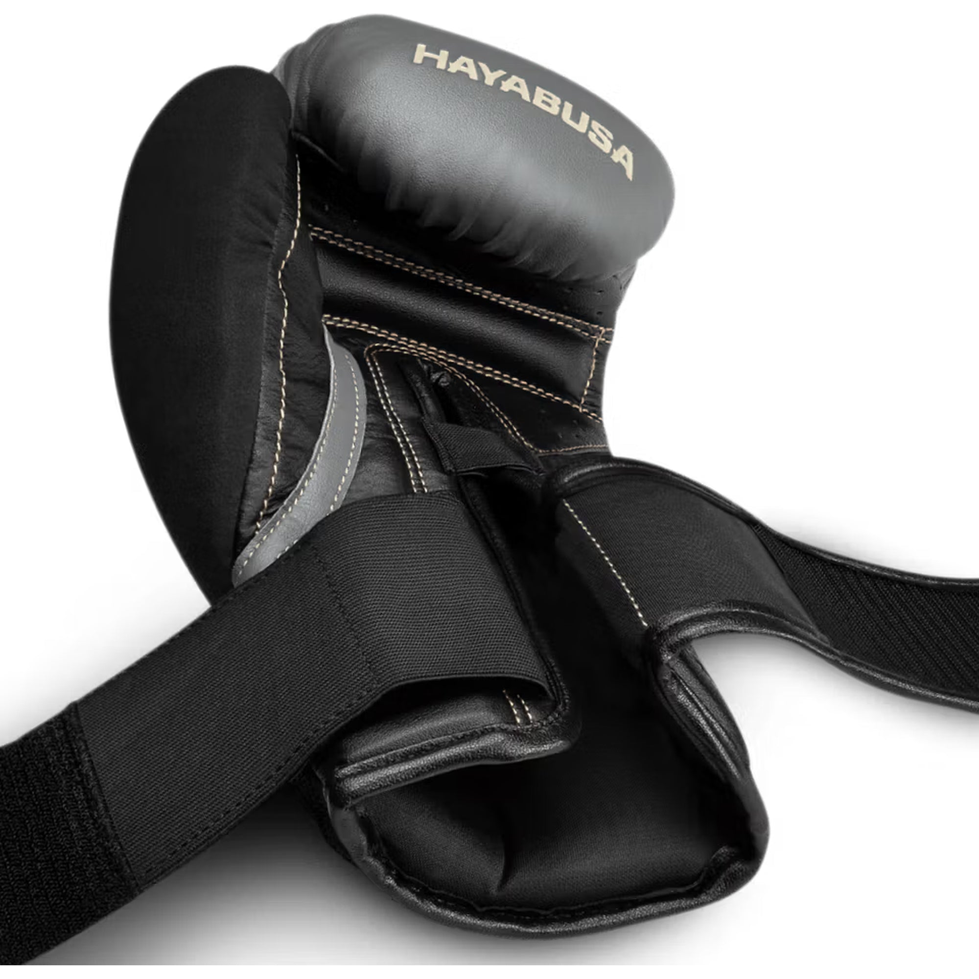 Hayabusa T3 Boxing Gloves – Charcoal/Black | Tactical Premium Training Gloves