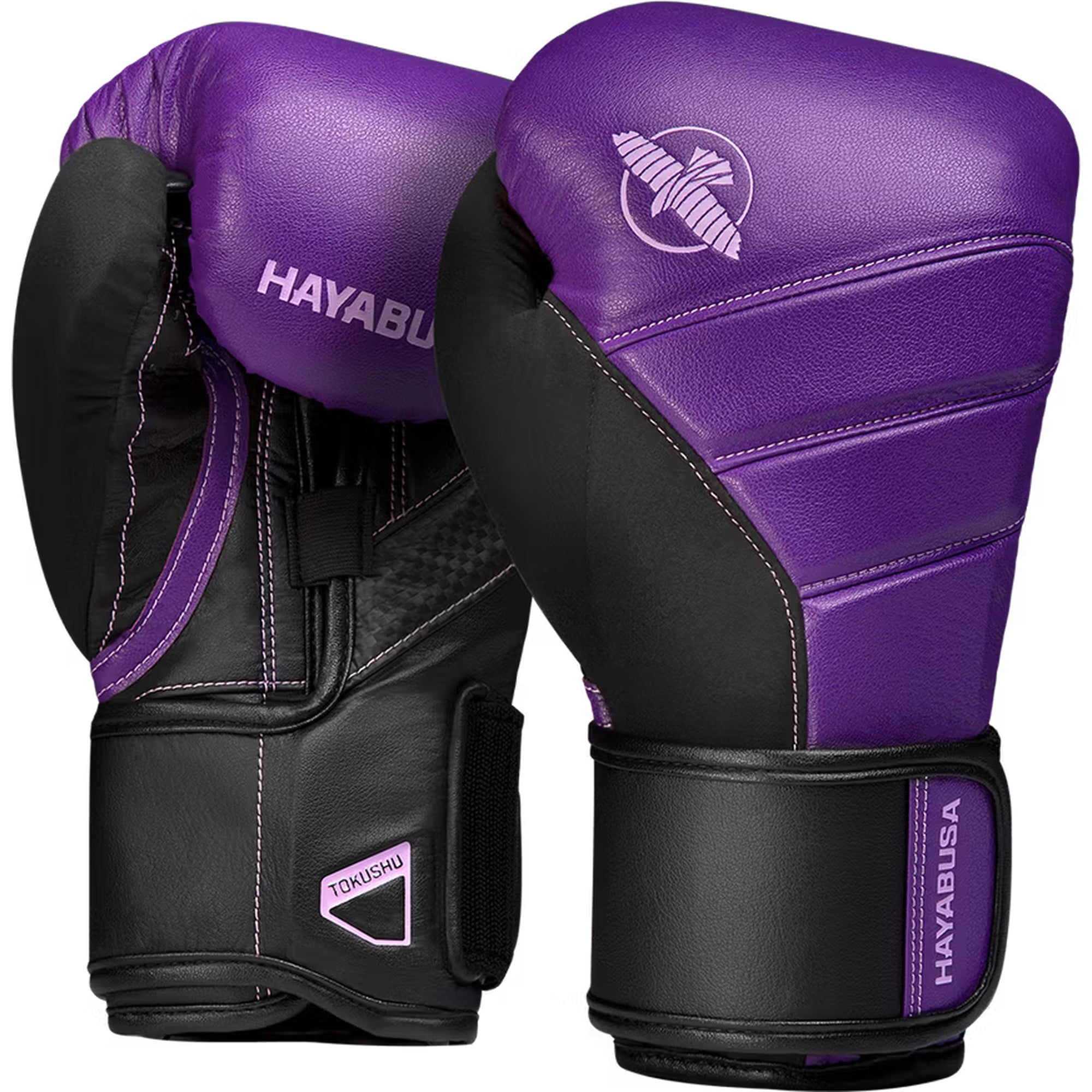 Hayabusa T3 Boxing Gloves – Purple/Black | Premium Metallic Training Gloves