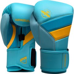Hayabusa T3 Boxing Gloves – Blue/Yellow | Vibrant Premium Training Gloves