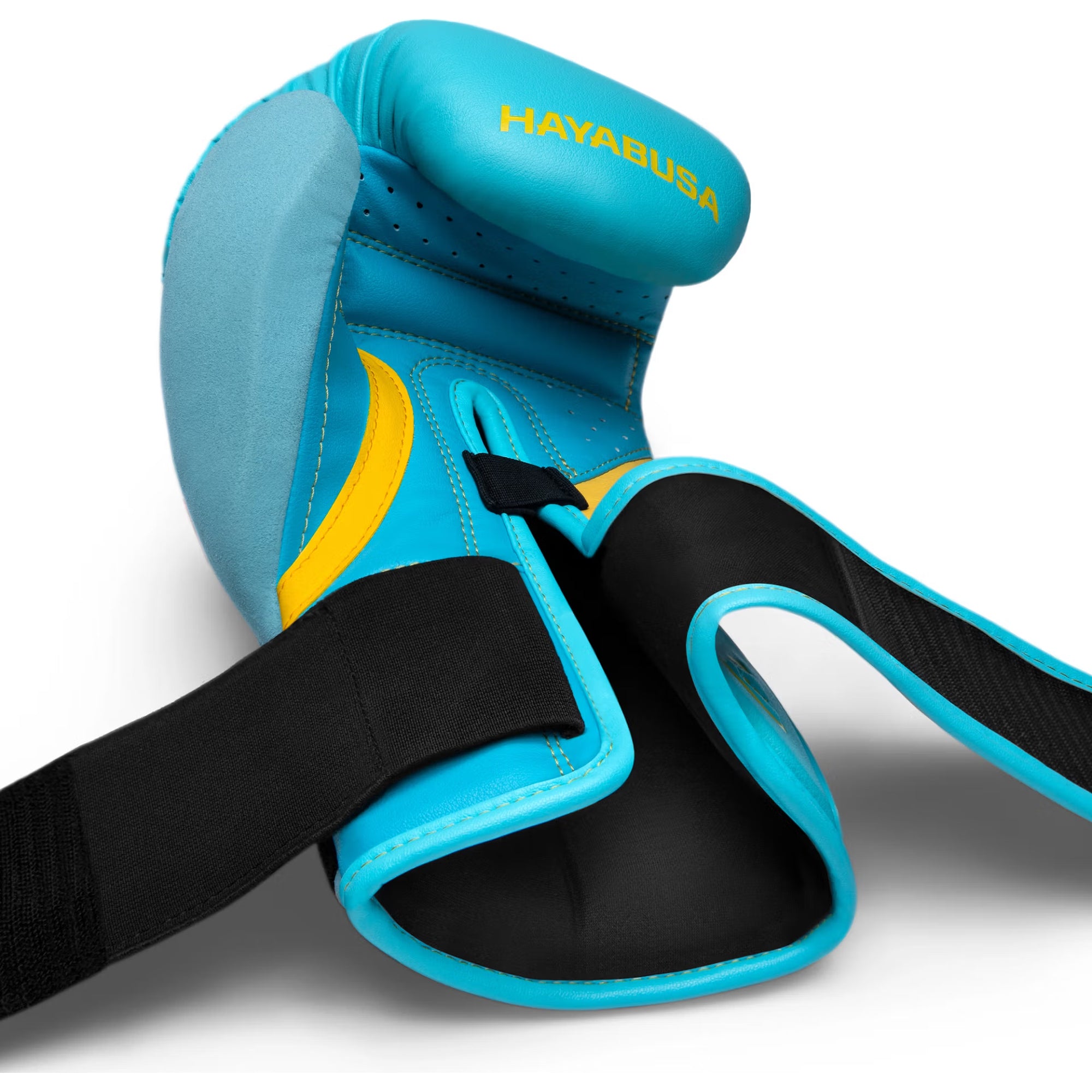 Hayabusa T3 Boxing Gloves – Blue/Yellow | Vibrant Premium Training Gloves
