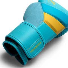 Hayabusa T3 Boxing Gloves – Blue/Yellow | Vibrant Premium Training Gloves