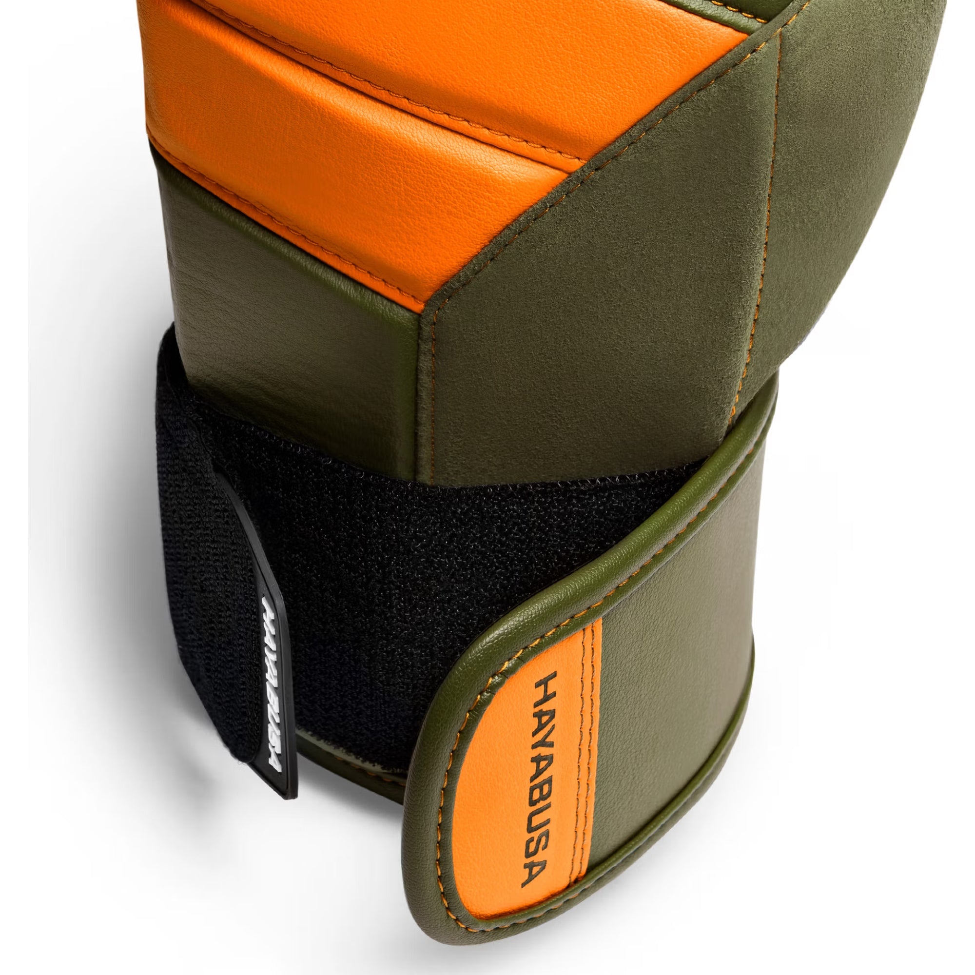 Hayabusa T3 Boxing Gloves – Green/Orange | Tactical Premium Training Gloves
