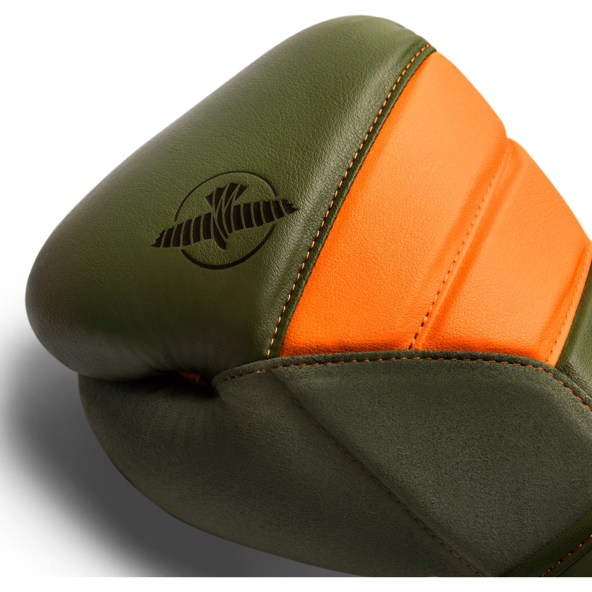 Hayabusa T3 Boxing Gloves – Green/Orange | Tactical Premium Training Gloves