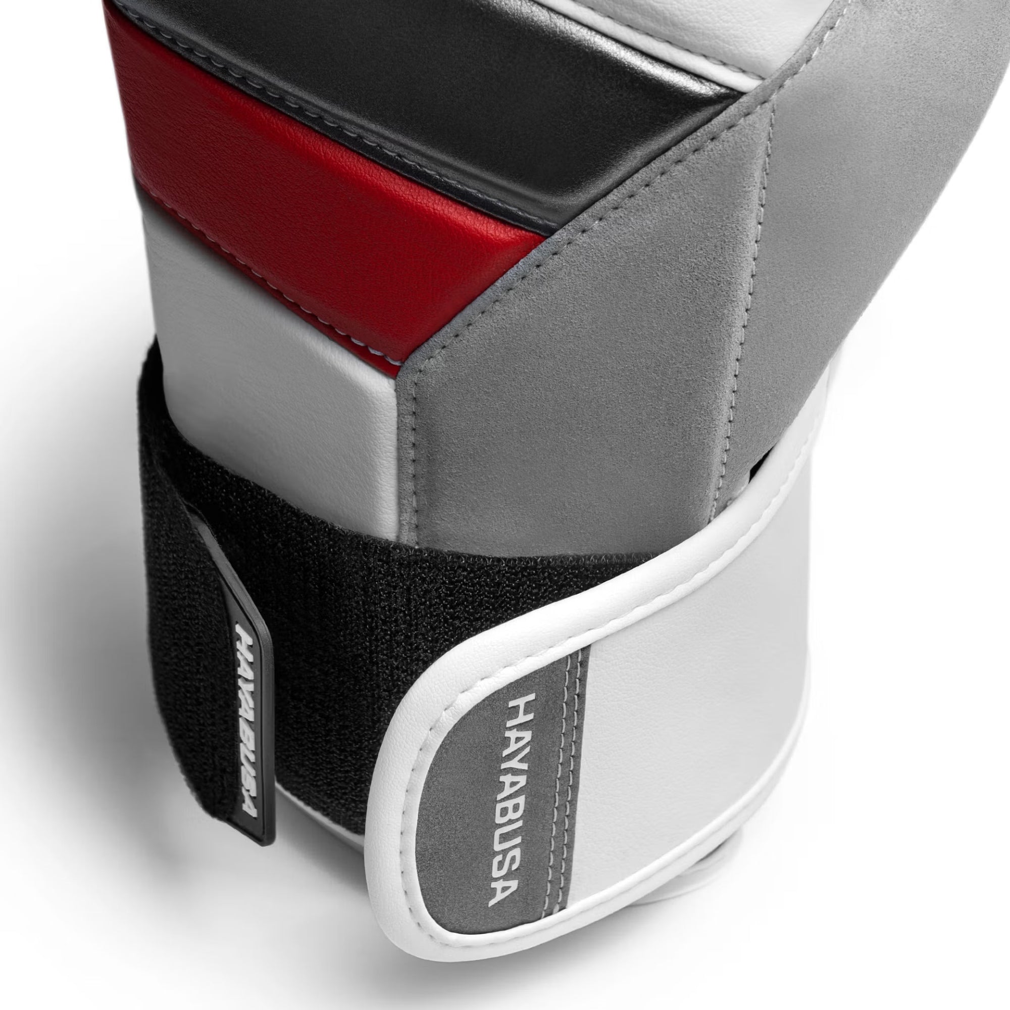 Hayabusa T3 Boxing Gloves – White/Red | Multi-Panel Premium Training Gloves