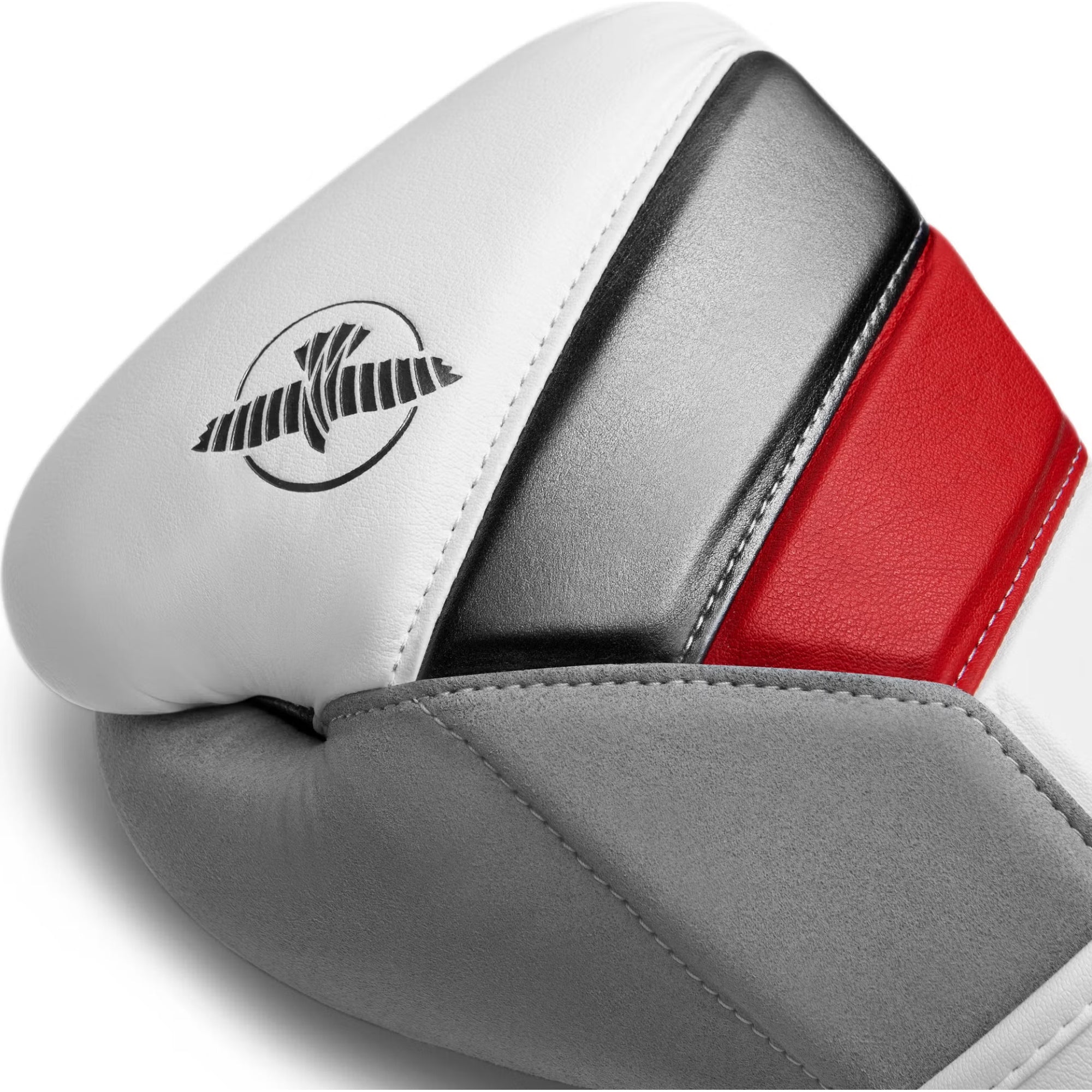 Hayabusa T3 Boxing Gloves – White/Red | Multi-Panel Premium Training Gloves