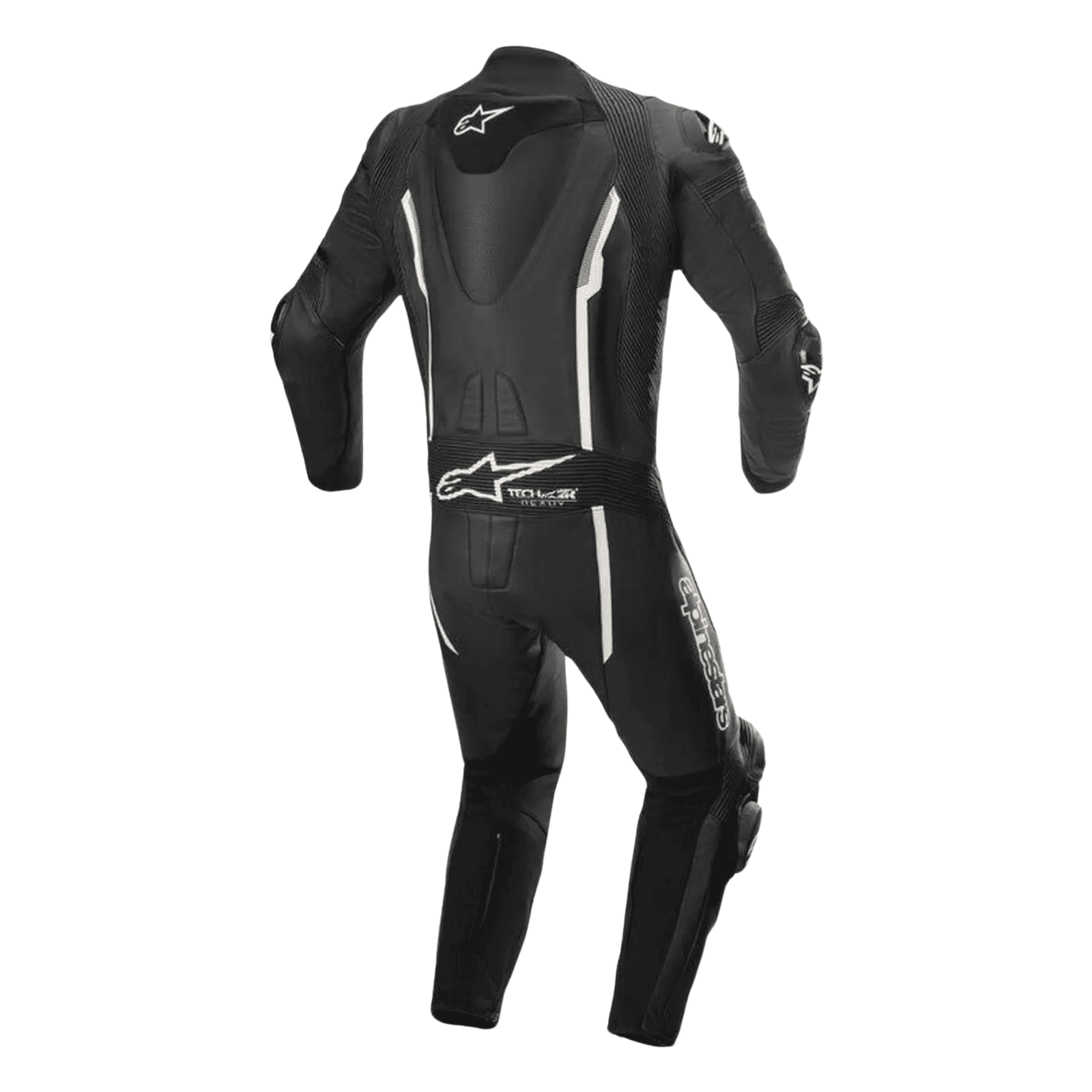 Alpinestars GP Tech V4 One-Piece Leather Racing Suit – Black/White | Tech-Air® 10 Ready | MATRYX® Panels | CE AAA Certified | MotoGP-Derived Race Suit for Men