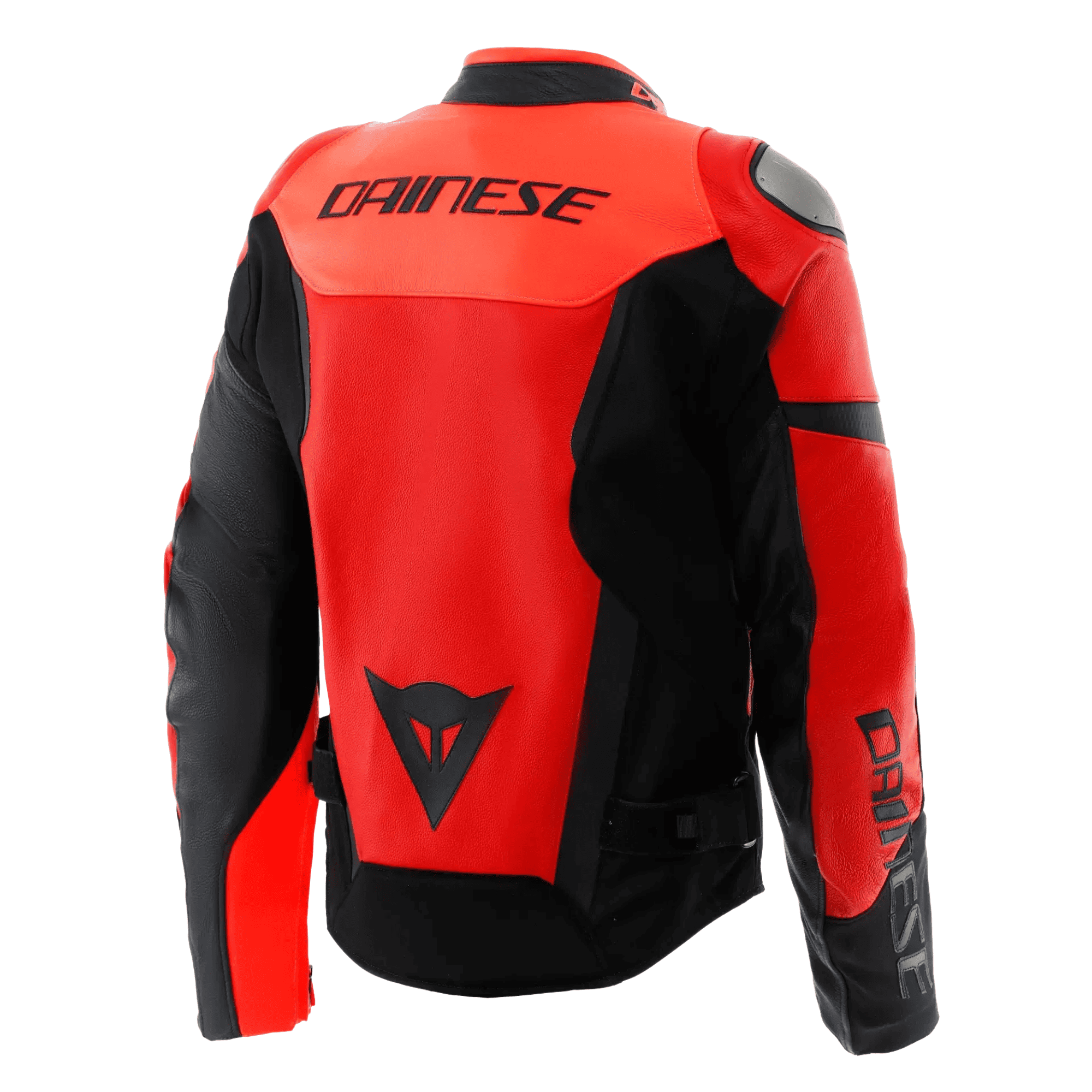 Dainese Iperattiva Leather-Tex Men’s Motorcycle Jacket Black Red